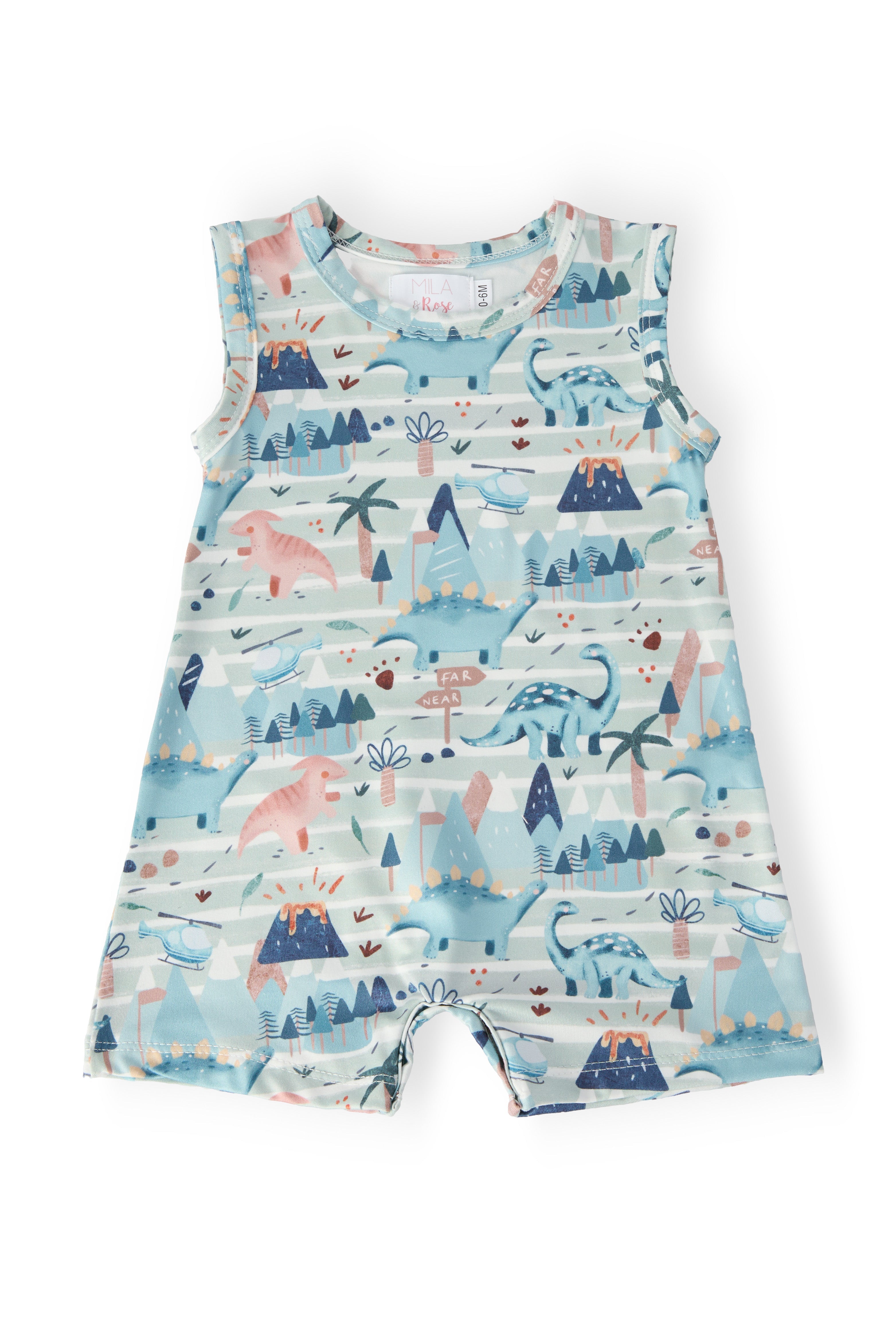 Dino Tracks Shorty One-Piece by Mila & Rose ®