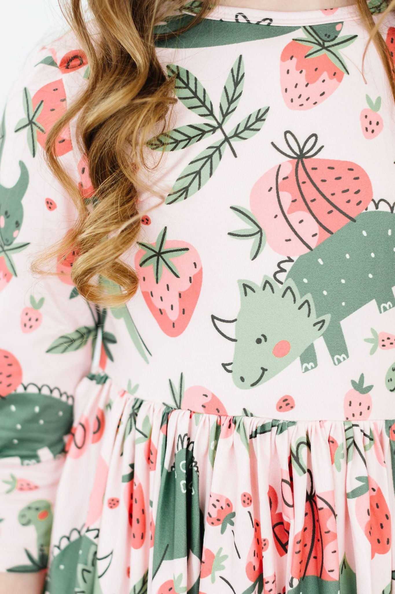 Hear Me Roar 3/4 Sleeve Pocket Twirl Dress by Mila & Rose ®