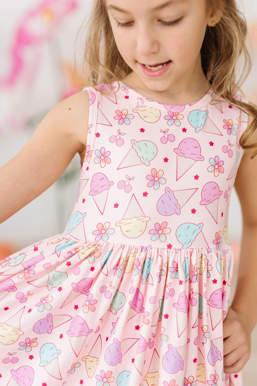 Ice Cream & Shout Tank Twirl Dress by Mila & Rose ®