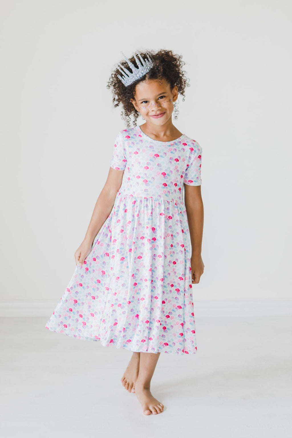 Mermaid Scales S/S Pocket Twirl Dress by Mila & Rose ®