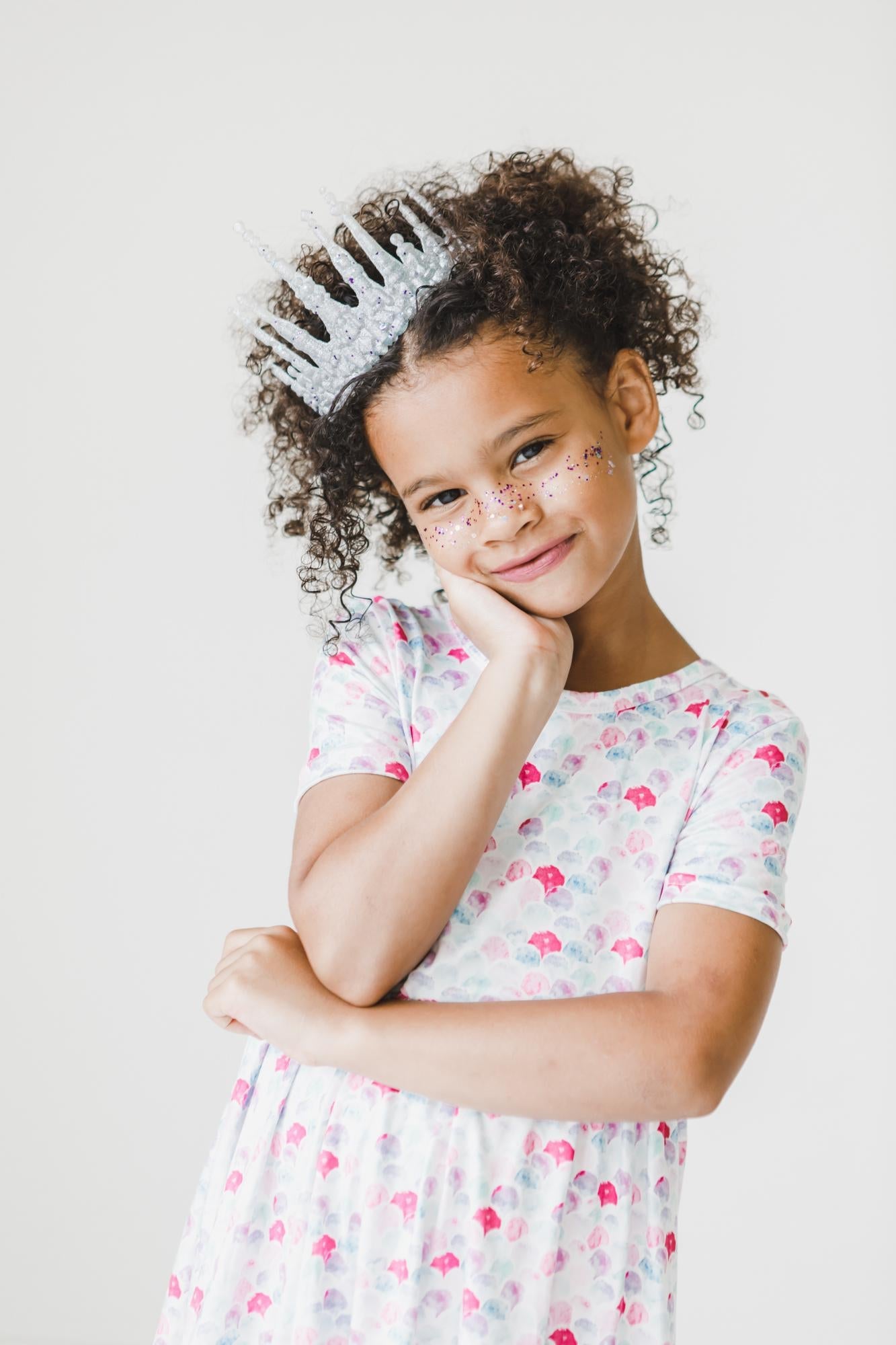 Mermaid Scales S/S Pocket Twirl Dress by Mila & Rose ®