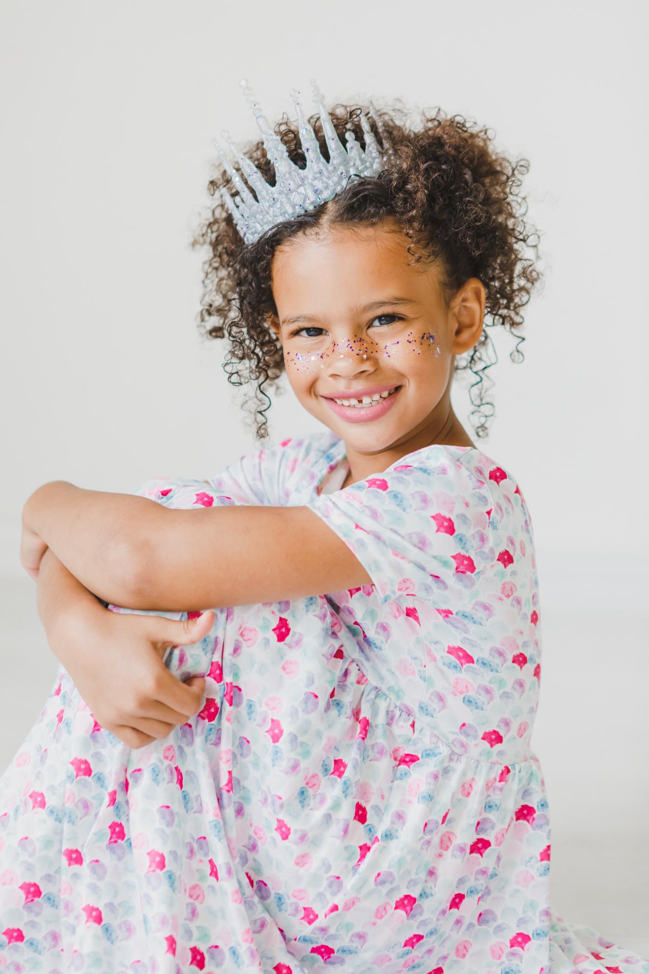 Mermaid Scales S/S Pocket Twirl Dress by Mila & Rose ®