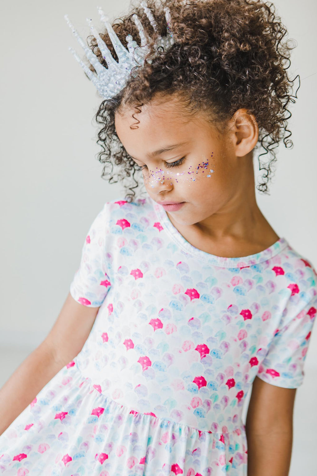 Mermaid Scales S/S Pocket Twirl Dress by Mila & Rose ®
