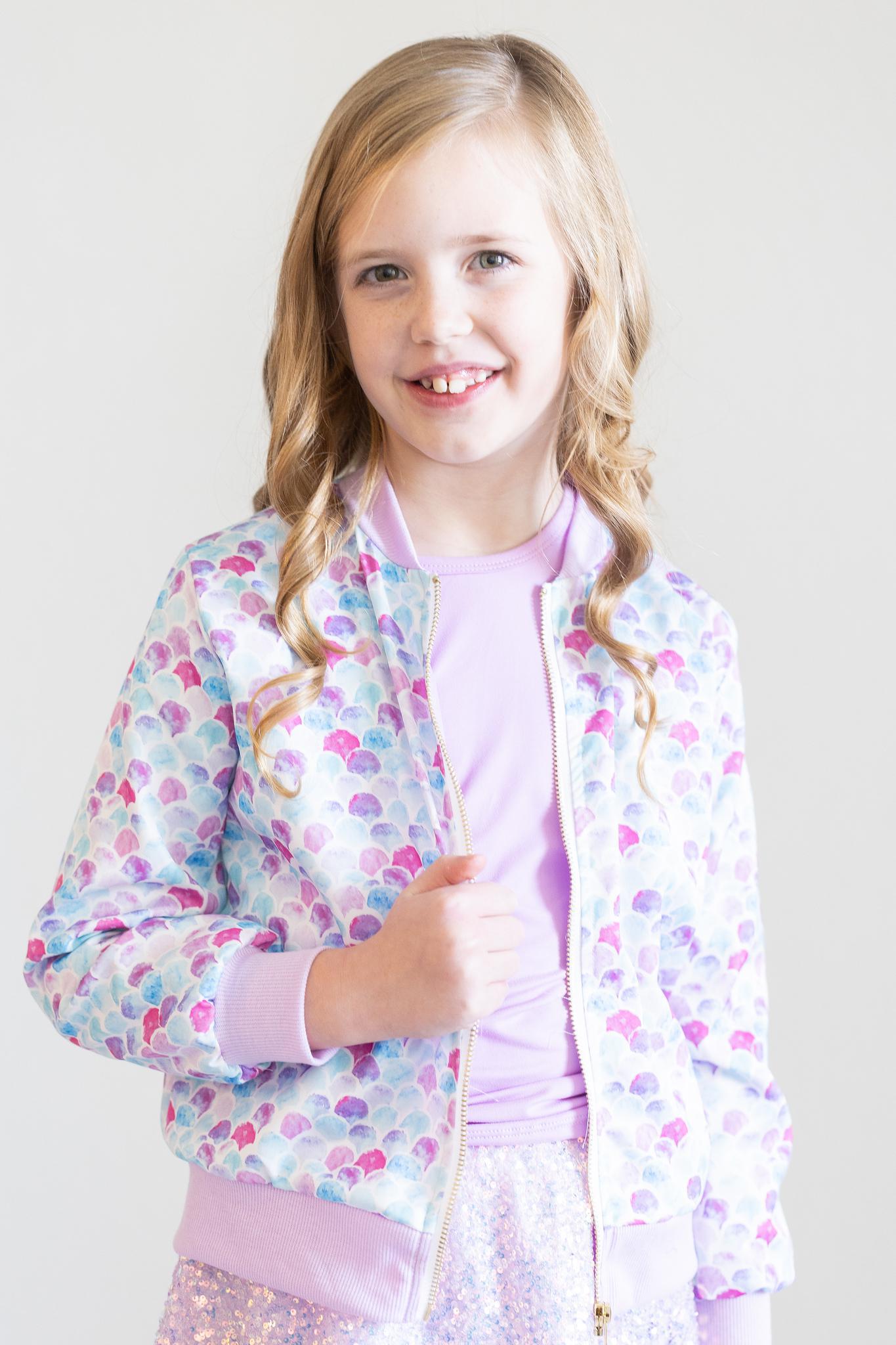 Mermaid Scales Satin Jacket by Mila & Rose ®