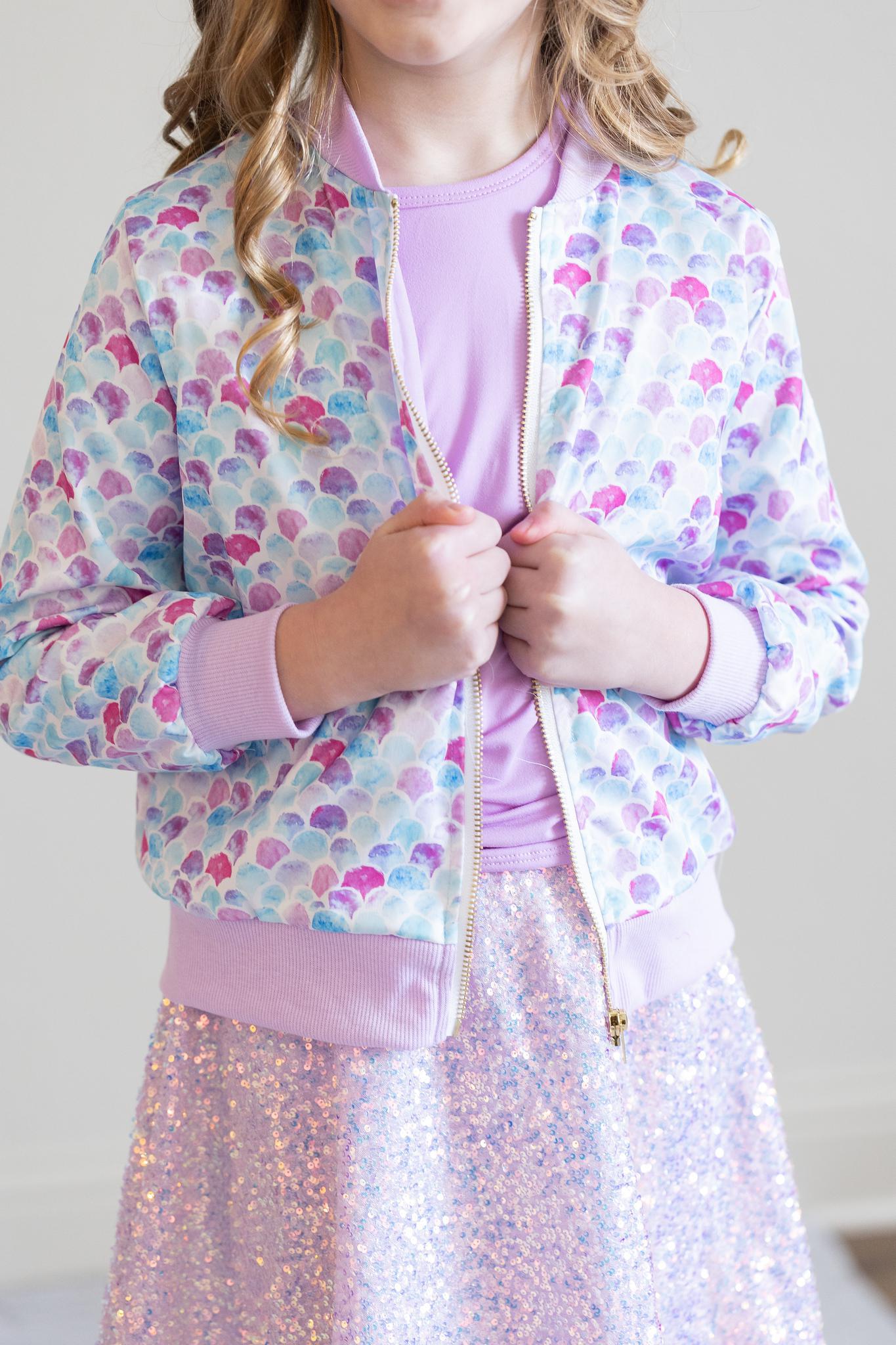 Mermaid Scales Satin Jacket by Mila & Rose ®
