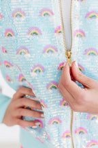 Mint Rainbow Sequin Jacket by Mila & Rose ®
