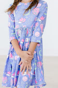 SALE Neon Moon 3/4 Sleeve Pocket Twirl Dress by Mila & Rose ®