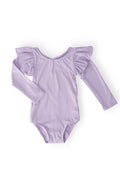 Lavender L/S Flutter Sleeve Leotard by Mila & Rose ®