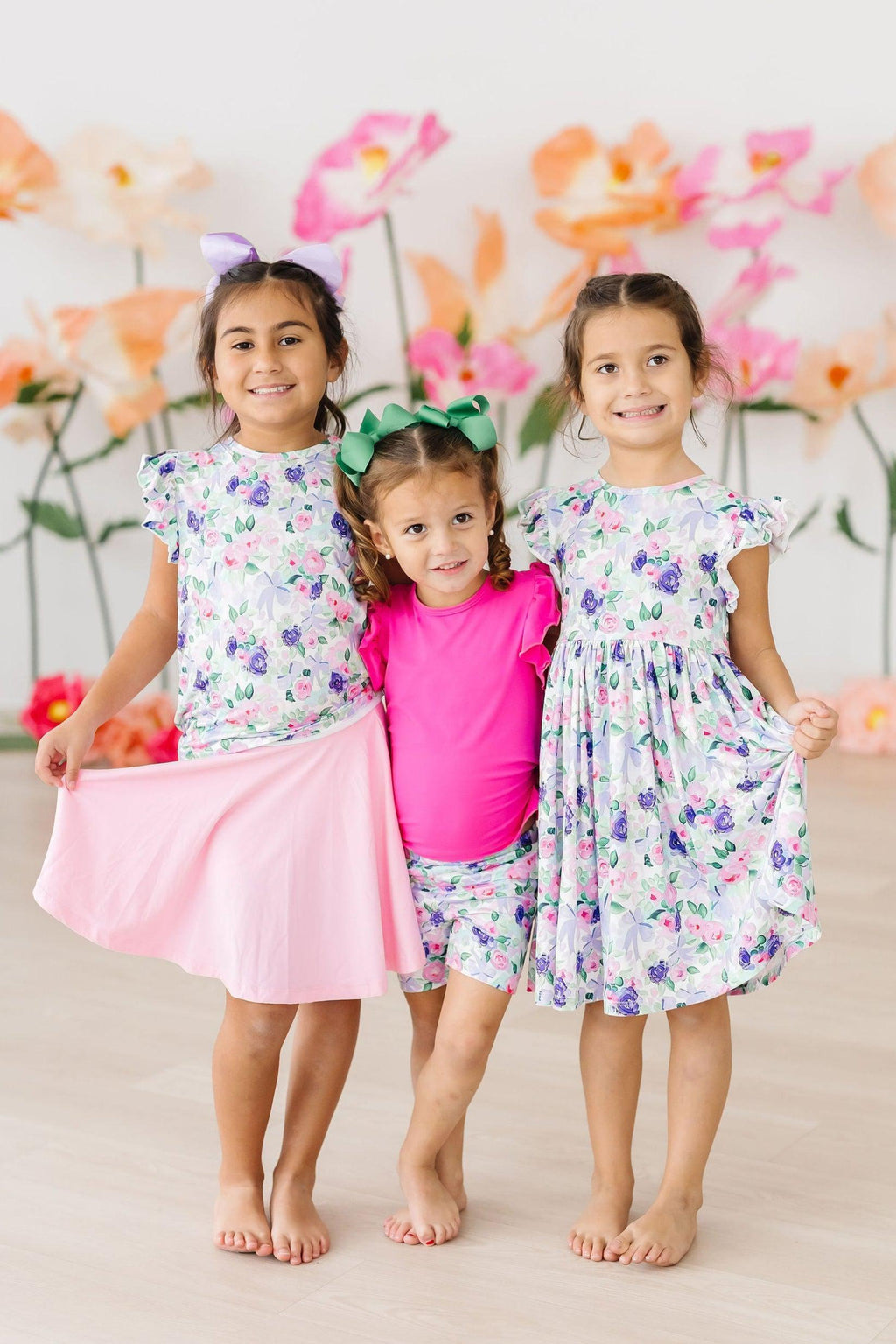 Lavender Love Flutter Sleeve Twirl Dress by Mila & Rose ®