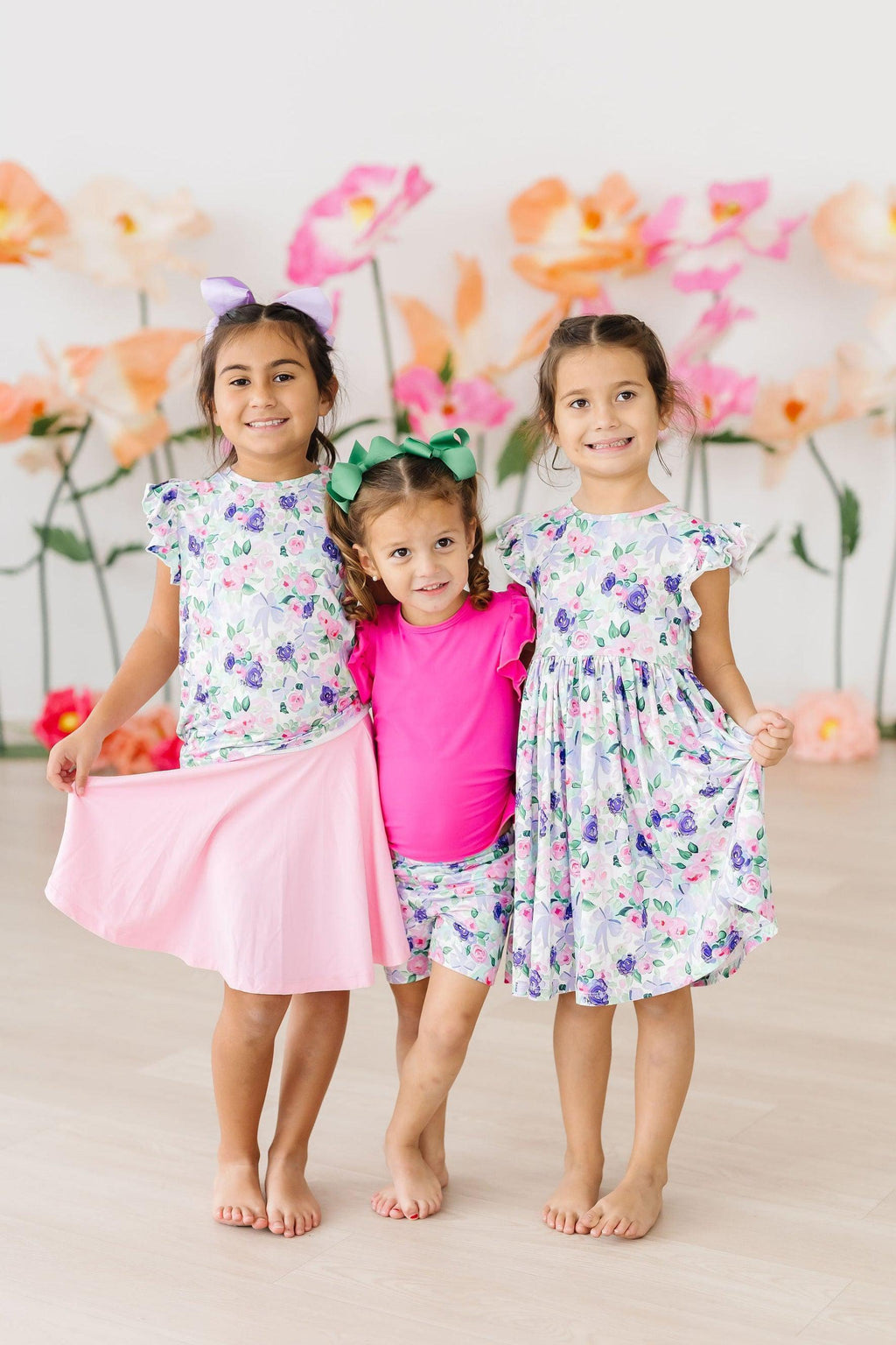 Lavender Love Twirl Shorts by Mila & Rose ®
