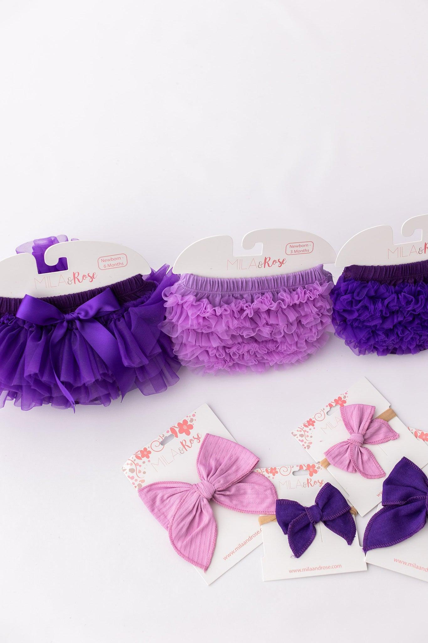 Purple Ruffle Bum Bloomer by Mila & Rose ®