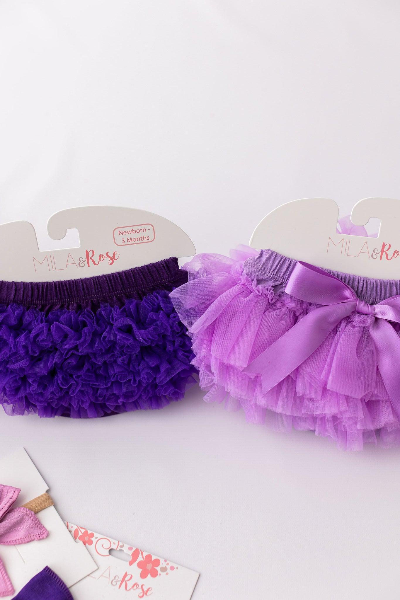 Lavender Ruffle Tutu Bloomer by Mila & Rose ®