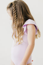 Lavender S/S Flutter Sleeve Leotard by Mila & Rose ®