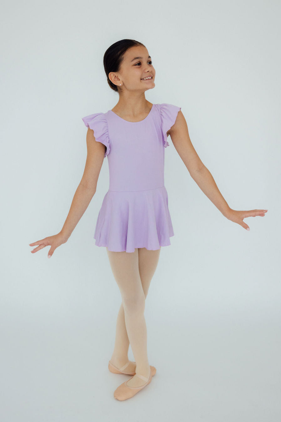 Lavender S/S Twirl Leotard by Mila & Rose ®