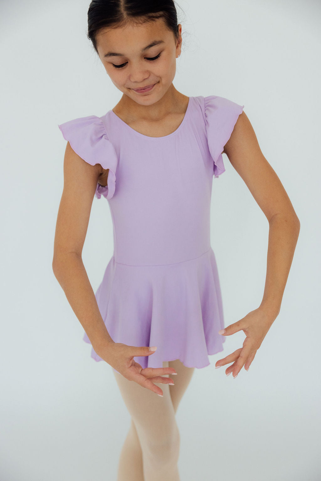 Lavender S/S Twirl Leotard by Mila & Rose ®