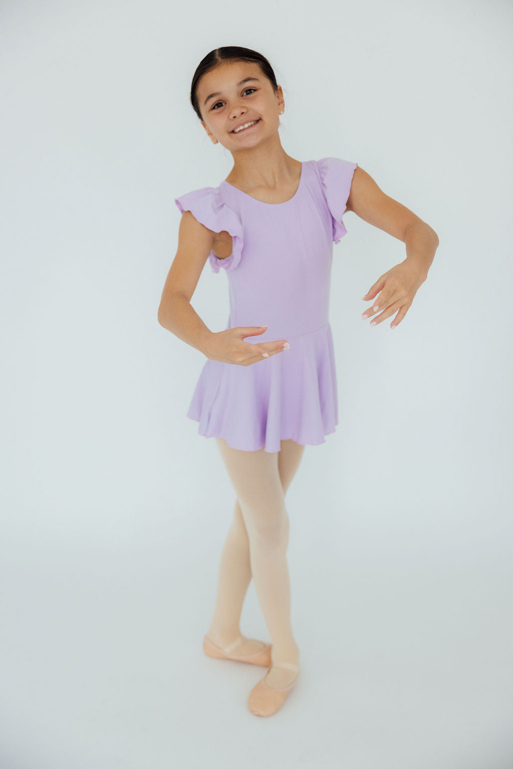 Lavender S/S Twirl Leotard by Mila & Rose ®