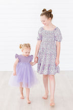 Lovely Lavender Smocked Ruffle Dress by Mila & Rose ®