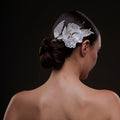 Bridal Flower & Leaf Side Comb by Bridal Port
