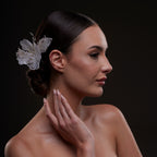 Bridal Flower & Leaf Side Comb by Bridal Port