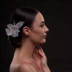 Bridal Flower & Leaf Side Comb by Bridal Port