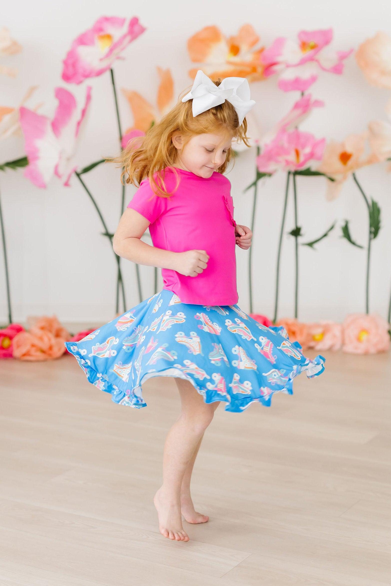 Let the Good Times Roll Ruffle Twirl Skort by Mila & Rose ®