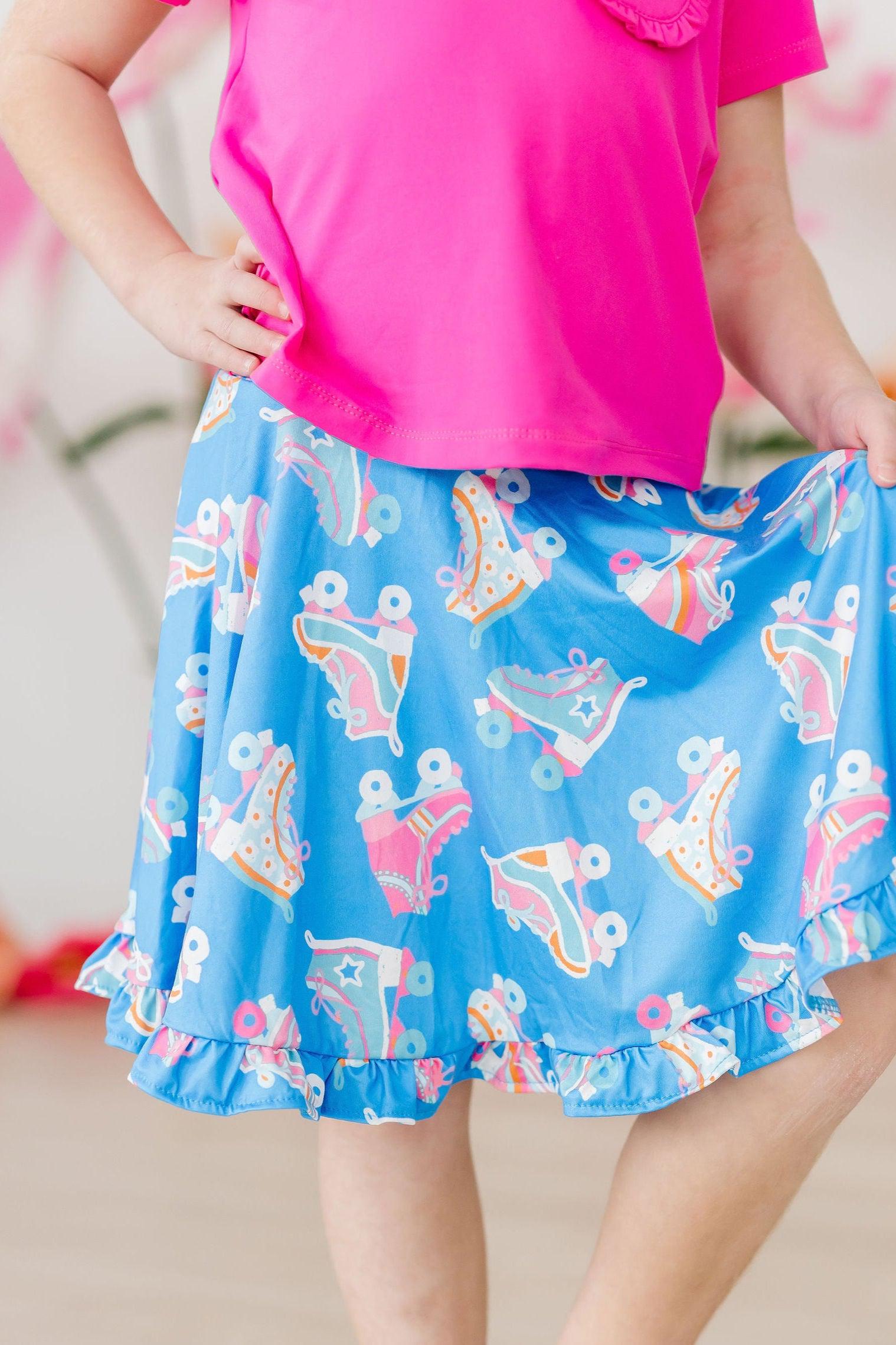 Let the Good Times Roll Ruffle Twirl Skort by Mila & Rose ®
