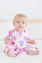 Light Hearted 3/4 Sleeve Twirl Bodysuit by Mila & Rose ®