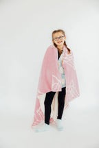Light Pink Cowgirl Cozy Blanket by Mila & Rose ®