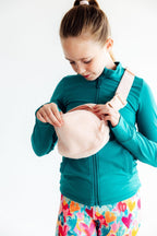 Light Pink Fleece Belt Bag by Mila & Rose ®