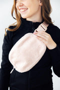 Light Pink Fleece Belt Bag by Mila & Rose ®
