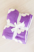 Lilac/Coconut Flower Cozy Blanket by Mila & Rose ®