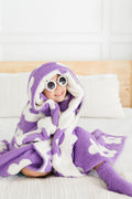 Lilac/Coconut Flower Cozy Blanket by Mila & Rose ®