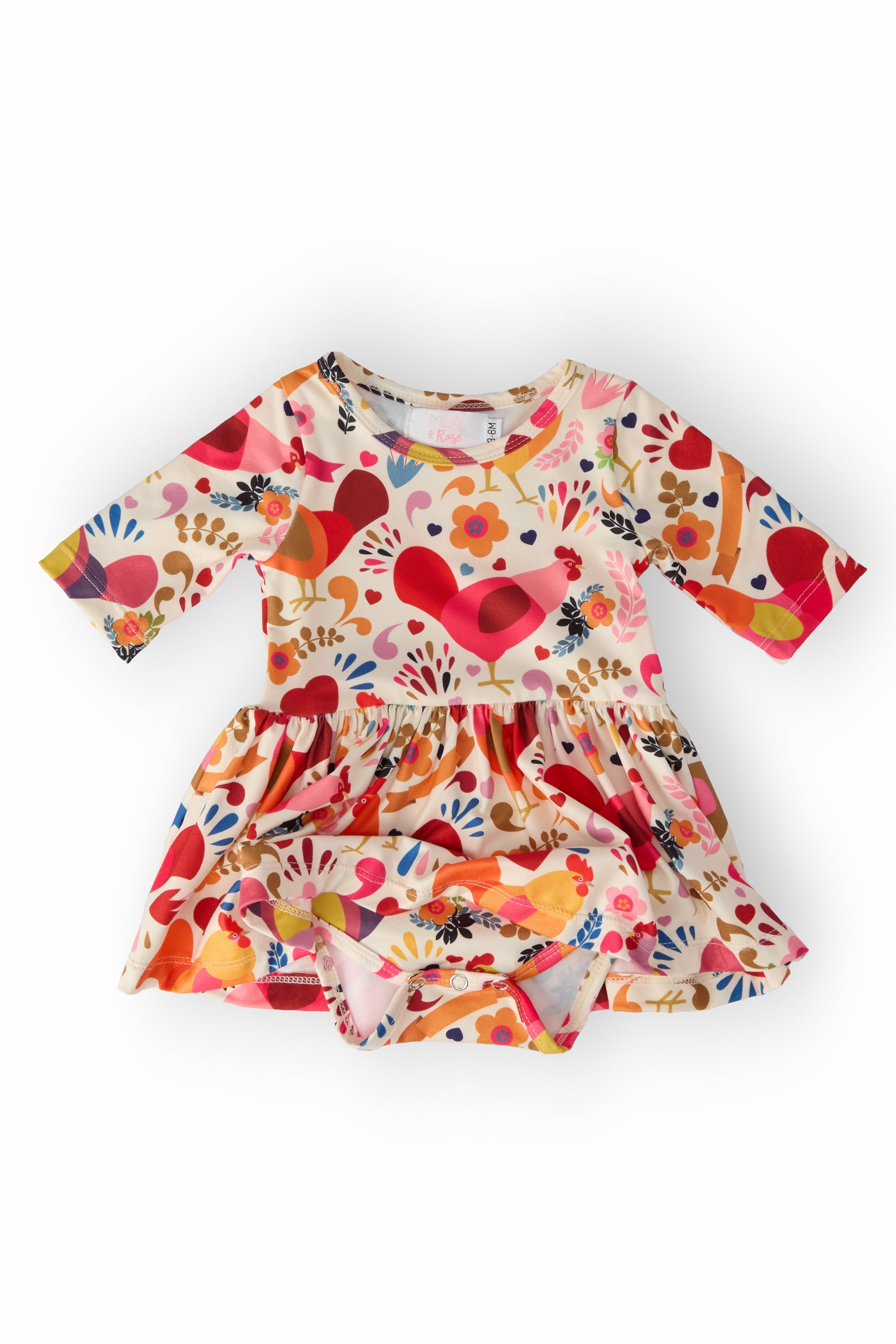 Little Red Hen Twirl Bodysuit by Mila & Rose ®