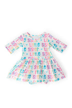 Little Sister 3/4 Sleeve Twirl Bodysuit by Mila & Rose ®