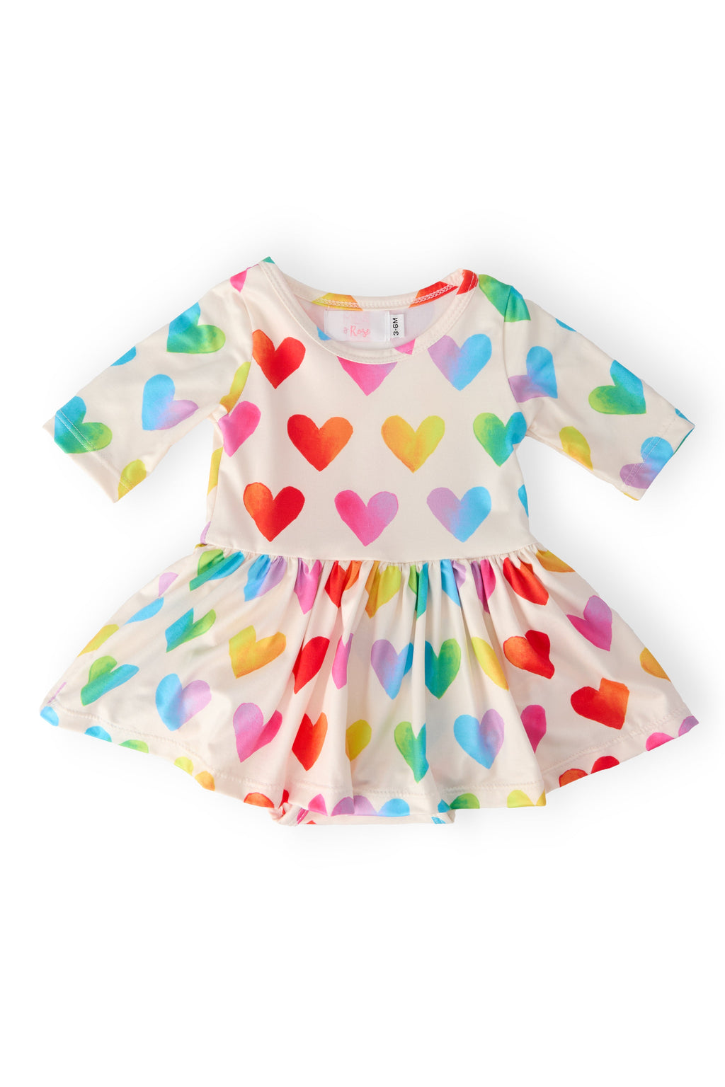Lotta Love 3/4 Sleeve Twirl Bodysuit by Mila & Rose ®