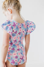 Love Blooms S/S Flutter Sleeve Leotard by Mila & Rose ®