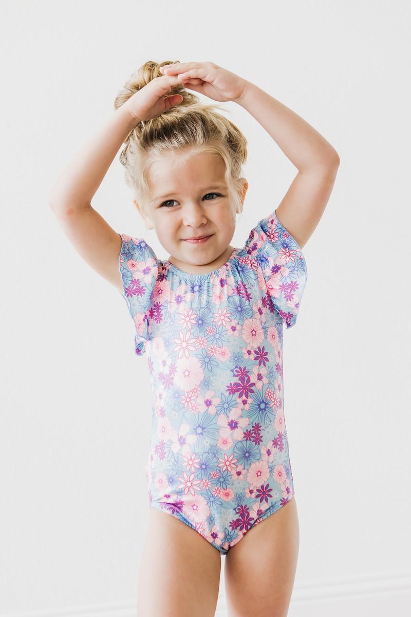 Love Blooms S/S Flutter Sleeve Leotard by Mila & Rose ®