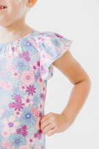 Love Blooms S/S Flutter Sleeve Leotard by Mila & Rose ®
