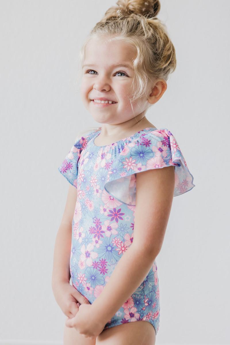 Love Blooms S/S Flutter Sleeve Leotard by Mila & Rose ®