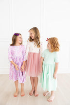 Love Story 3/4 Sleeve Pocket Twirl Dress by Mila & Rose ®