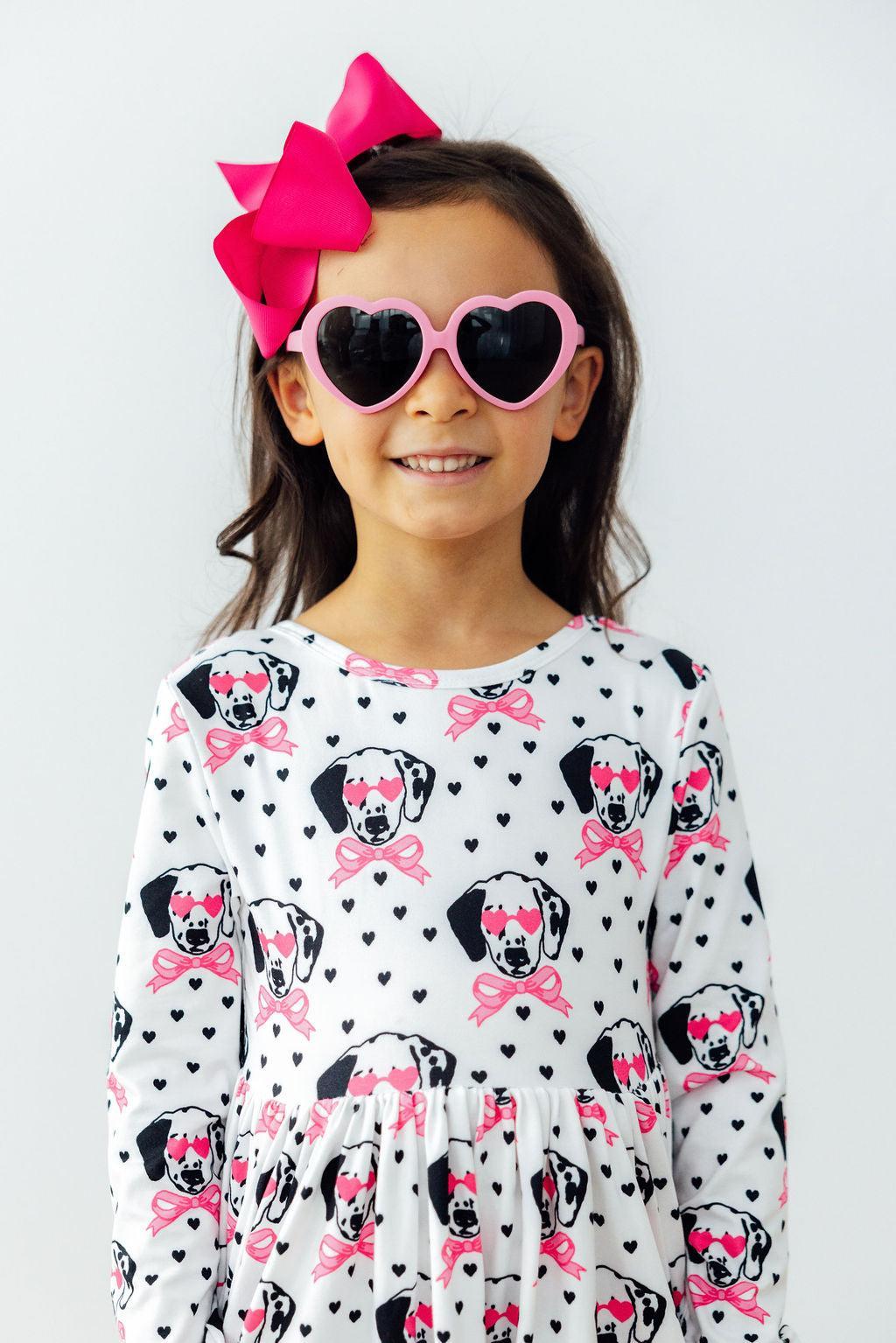 Love You Spots L/S Pocket Twirl Dress by Mila & Rose ®