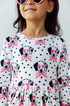 Love You Spots L/S Pocket Twirl Dress by Mila & Rose ®