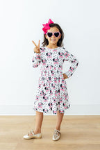 Love You Spots L/S Pocket Twirl Dress by Mila & Rose ®