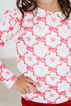 Lovebug L/S Ruffle Tee by Mila & Rose ®