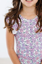 Lovely Lavender S/S Flutter Sleeve Leotard by Mila & Rose ®