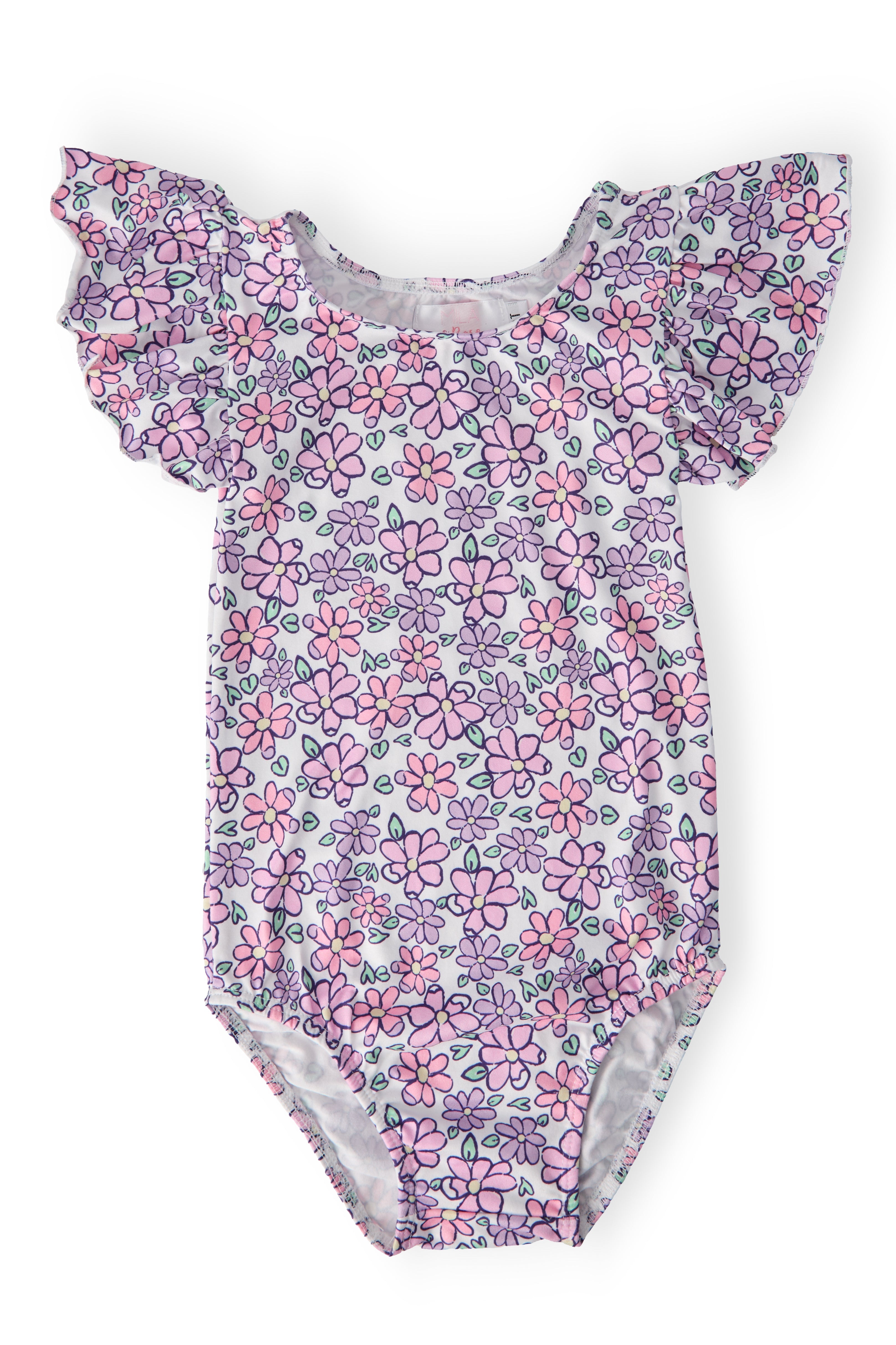 Lovely Lavender S/S Flutter Sleeve Leotard by Mila & Rose ®