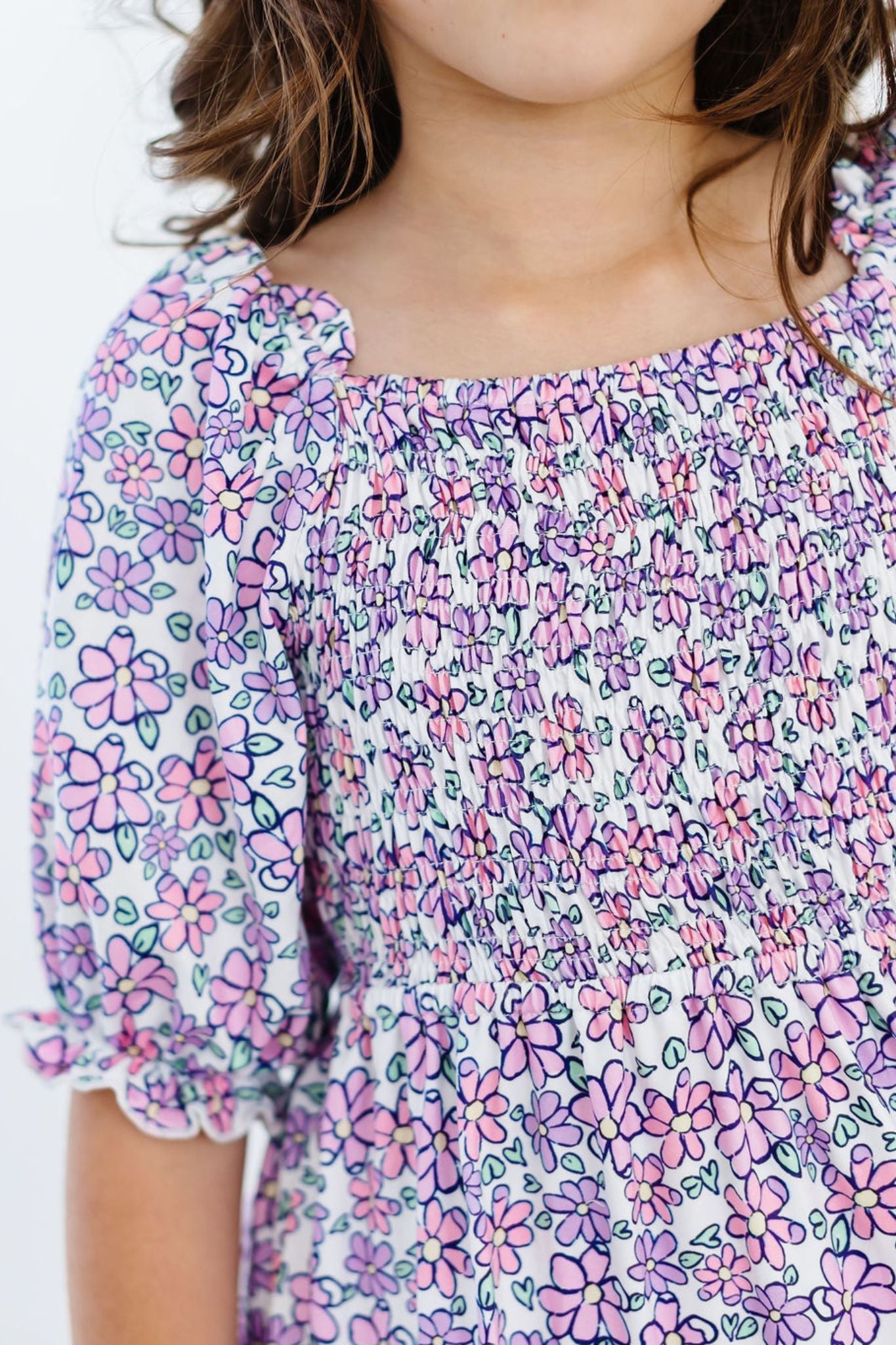 Lovely Lavender Smocked Ruffle Dress by Mila & Rose ®