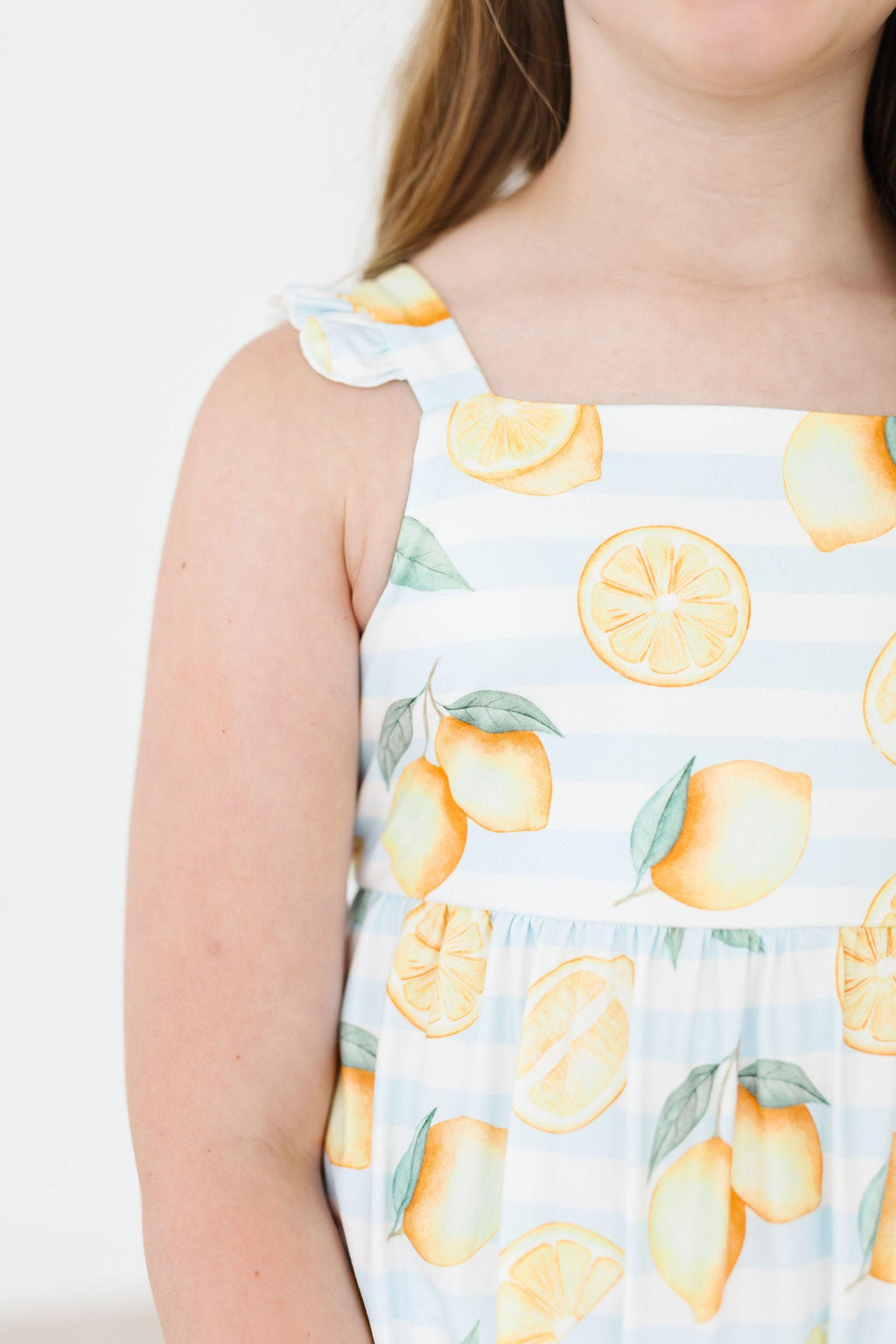 Lovely Lemons Ruffle Maxi Dress by Mila & Rose ®