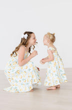 Lovely Lemons Ruffle Maxi Dress by Mila & Rose ®