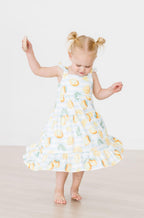 Lovely Lemons Ruffle Maxi Dress by Mila & Rose ®